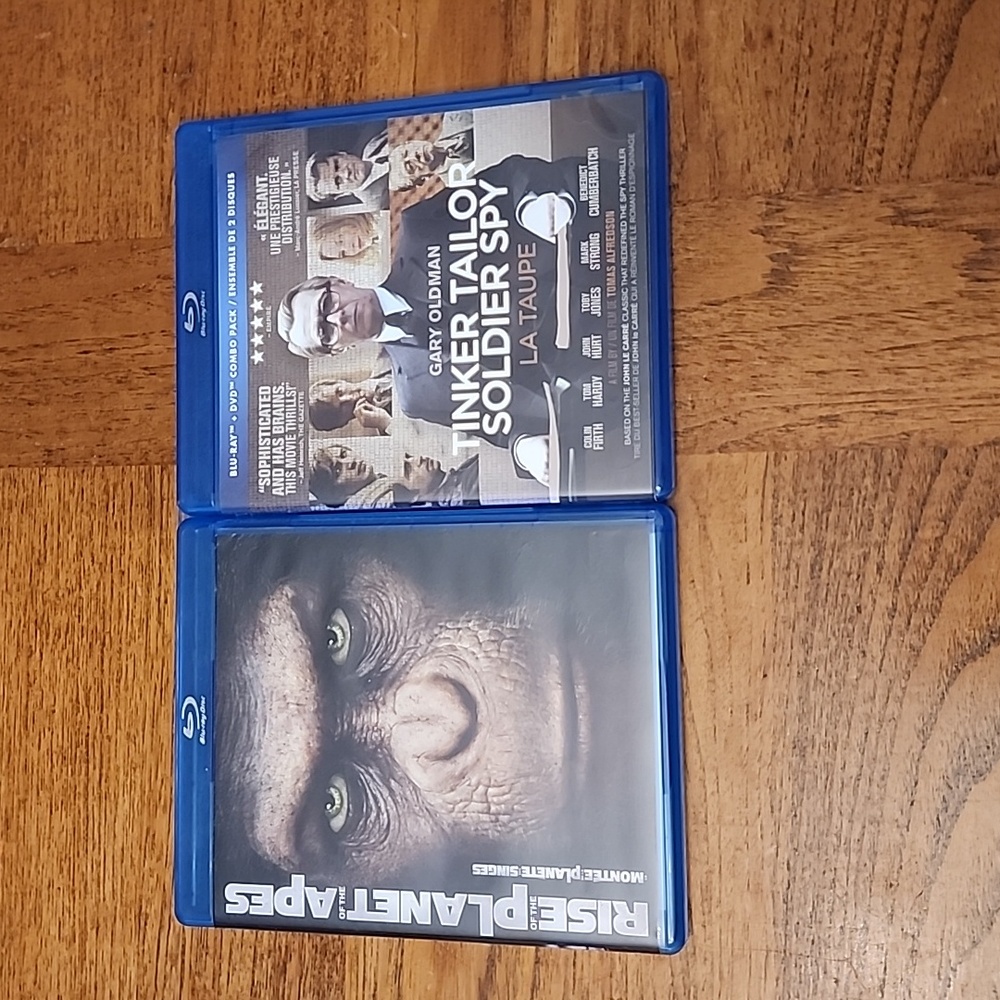 Bluray Bundle: Tinker Tailor Soldier Spy & Rise of the Planet of the Apes